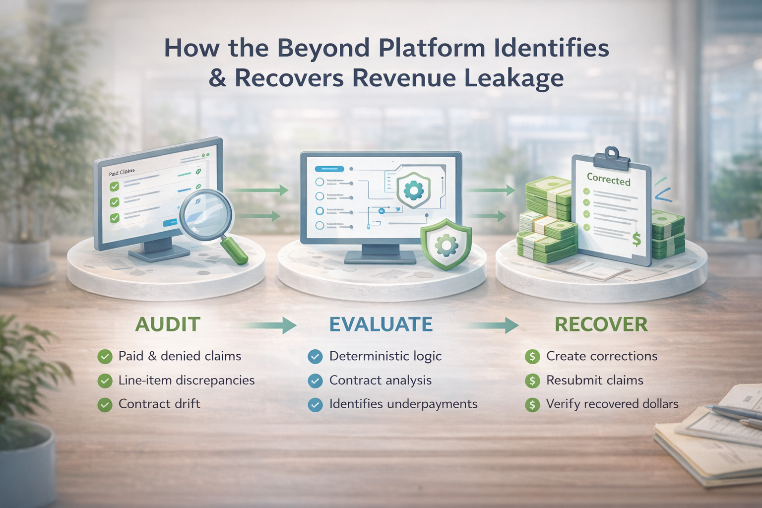 Beyond platform audit, evaluation, and recovery process